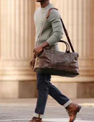 Mochilas de cuero OEM para hombres