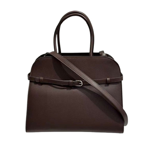 Diseñador Bolsa de bolas de cuero genuina para mujeres de gran tamaño